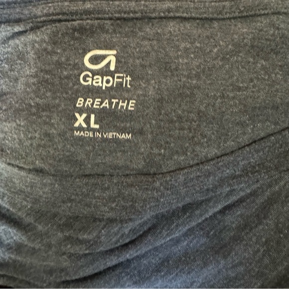 GAP Charcoal Tee with Gold Lettering - Picture 3 of 3